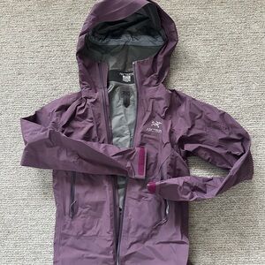 Arc'teryx Deep Purple Hooded Jacket